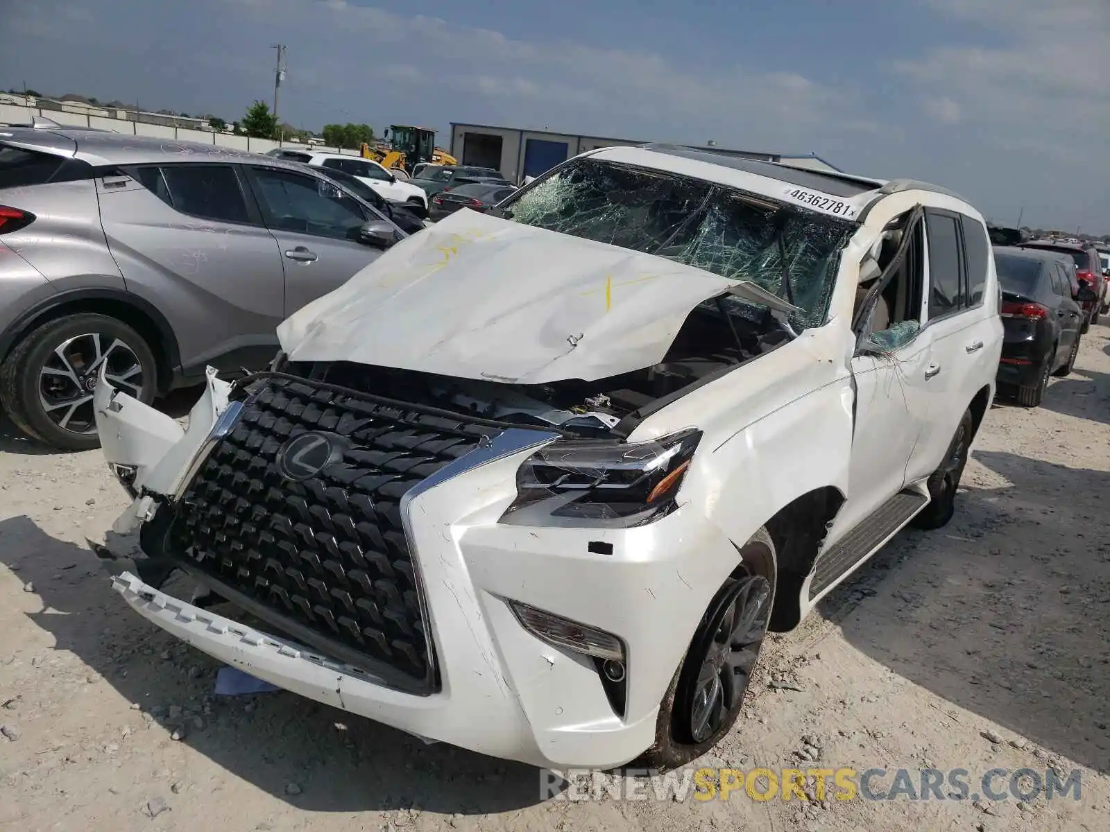 2 Photograph of a damaged car JTJAM7BX6M5287149 LEXUS GX 2021