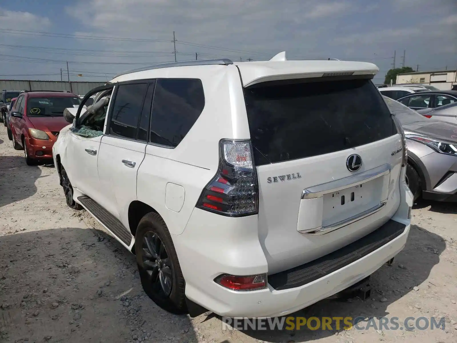 3 Photograph of a damaged car JTJAM7BX6M5287149 LEXUS GX 2021