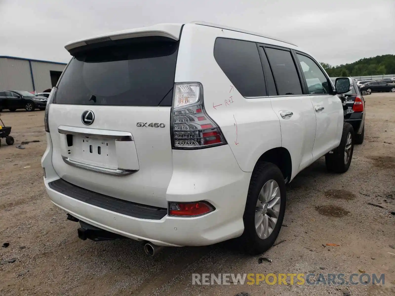 4 Photograph of a damaged car JTJAM7BX6M5291329 LEXUS GX 2021