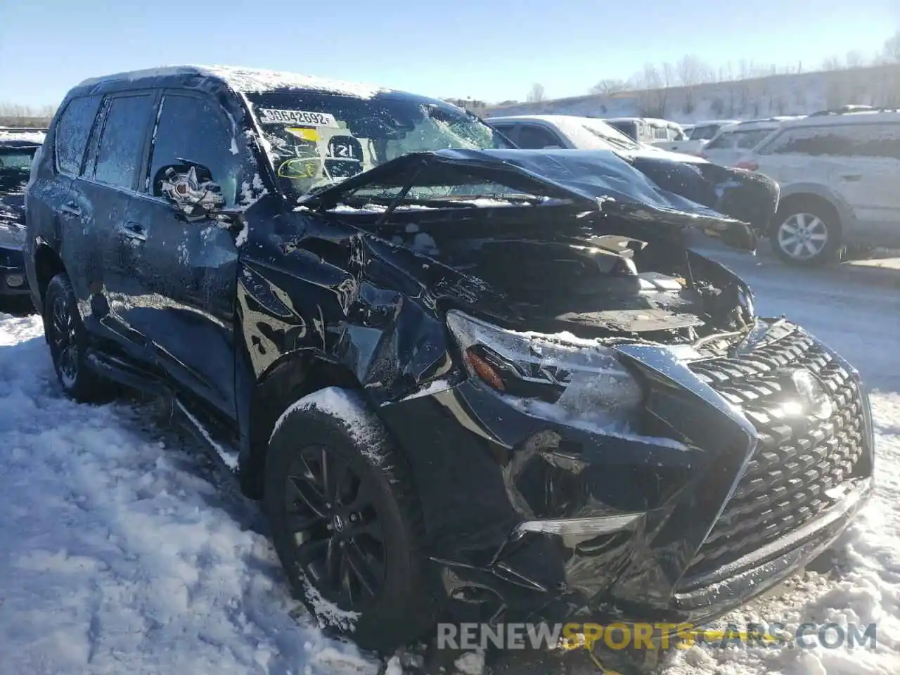 1 Photograph of a damaged car JTJAM7BX6M5293565 LEXUS GX 2021