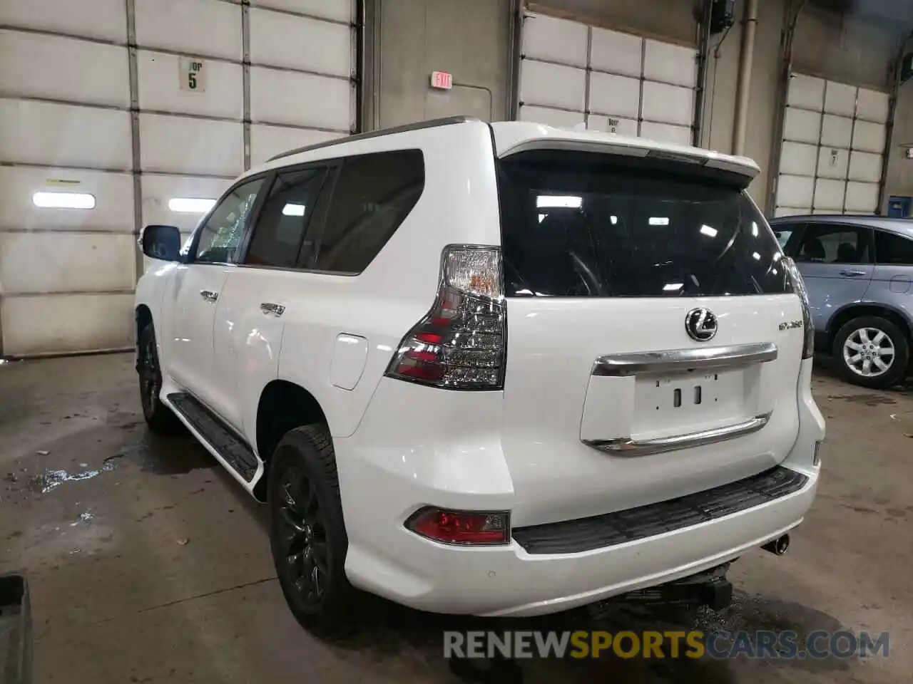 3 Фотография поврежденного автомобиля JTJAM7BX6M5302104 LEXUS GX 2021