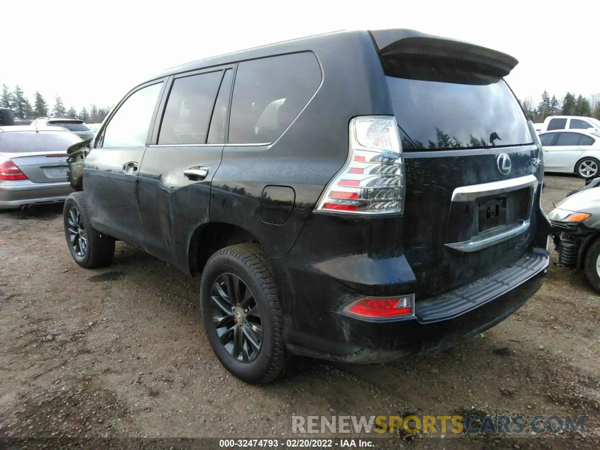 3 Фотография поврежденного автомобиля JTJAM7BX6M5302720 LEXUS GX 2021