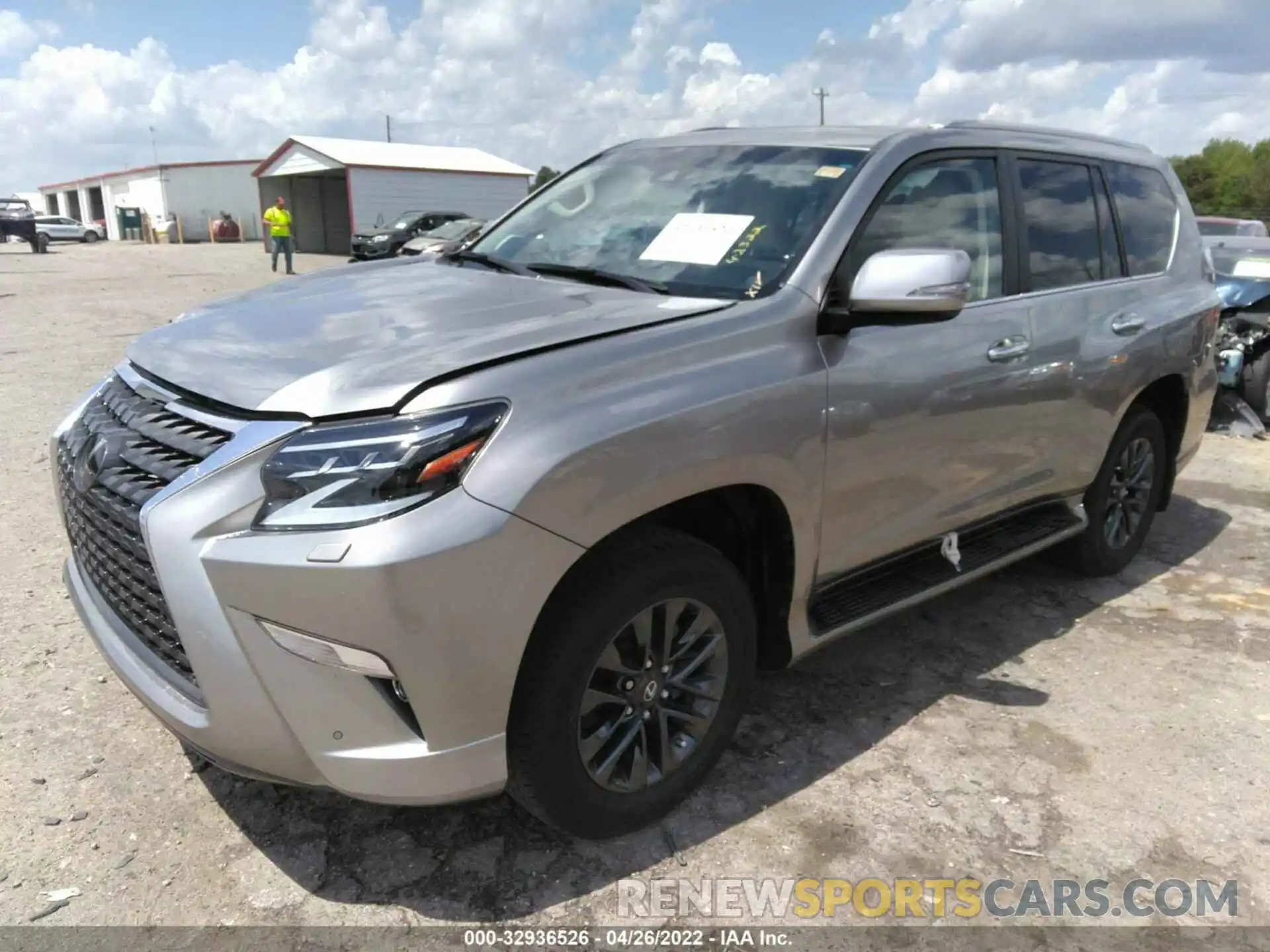 2 Фотография поврежденного автомобиля JTJAM7BX7M5273020 LEXUS GX 2021