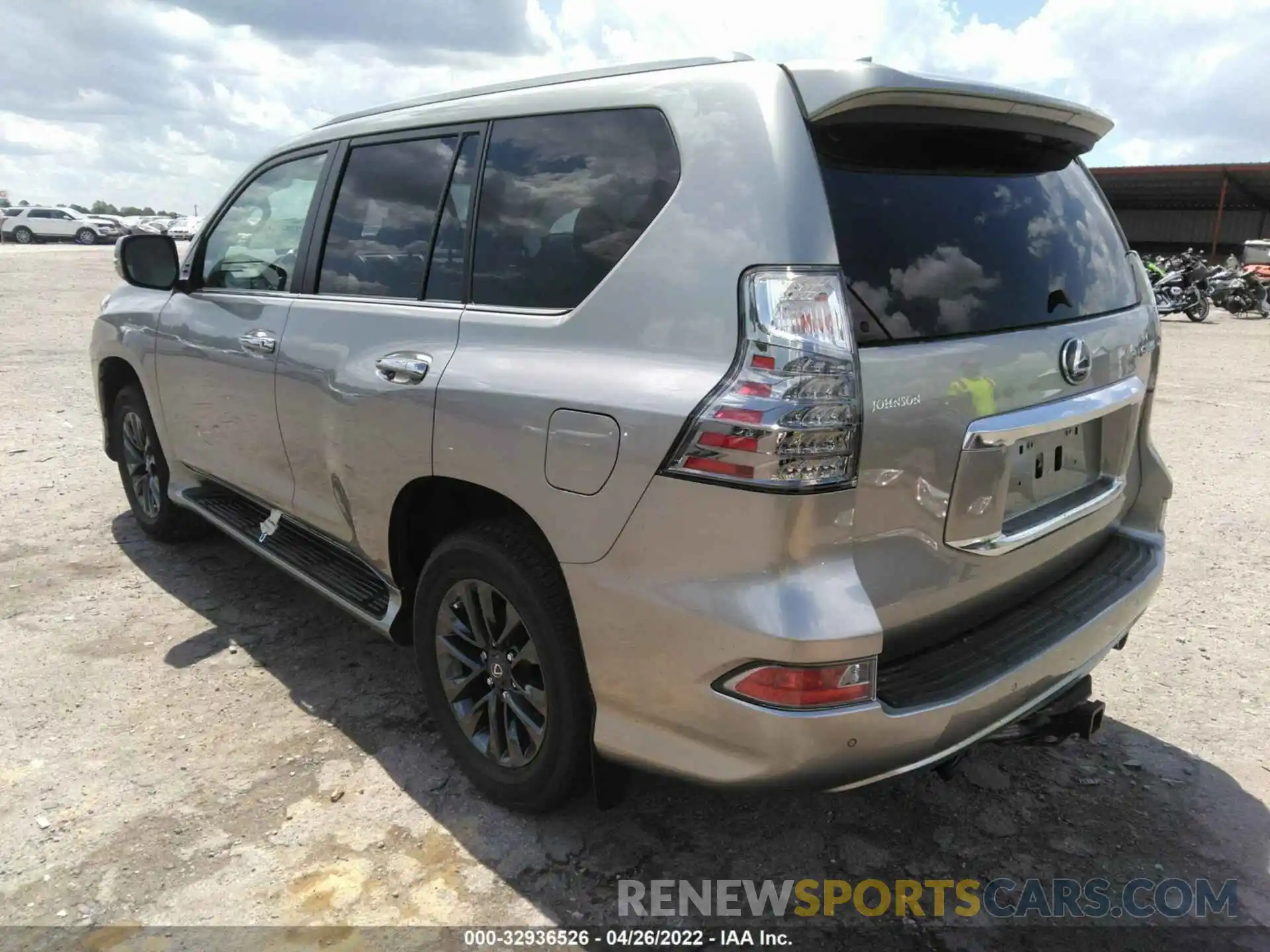 3 Фотография поврежденного автомобиля JTJAM7BX7M5273020 LEXUS GX 2021