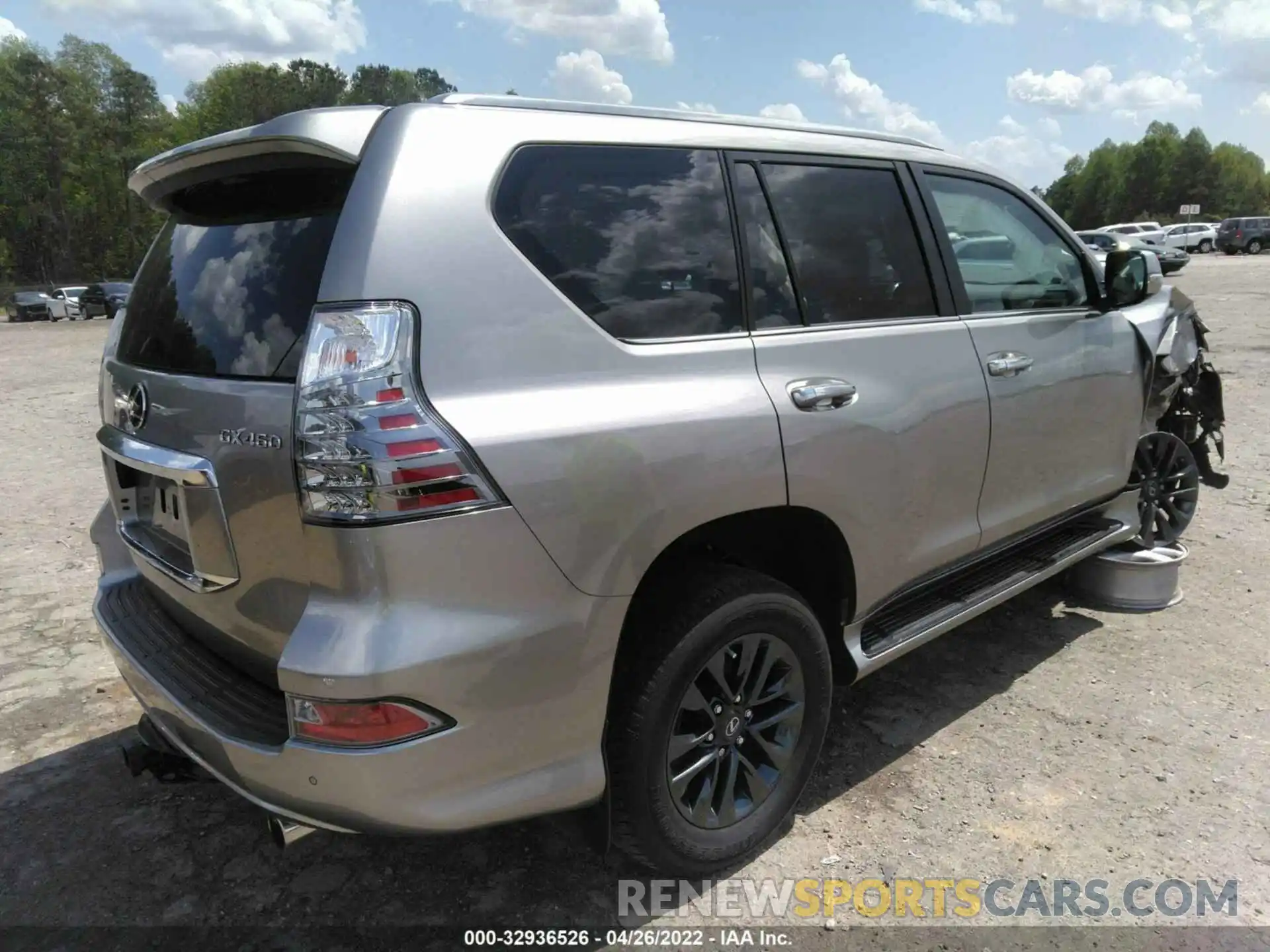 4 Фотография поврежденного автомобиля JTJAM7BX7M5273020 LEXUS GX 2021