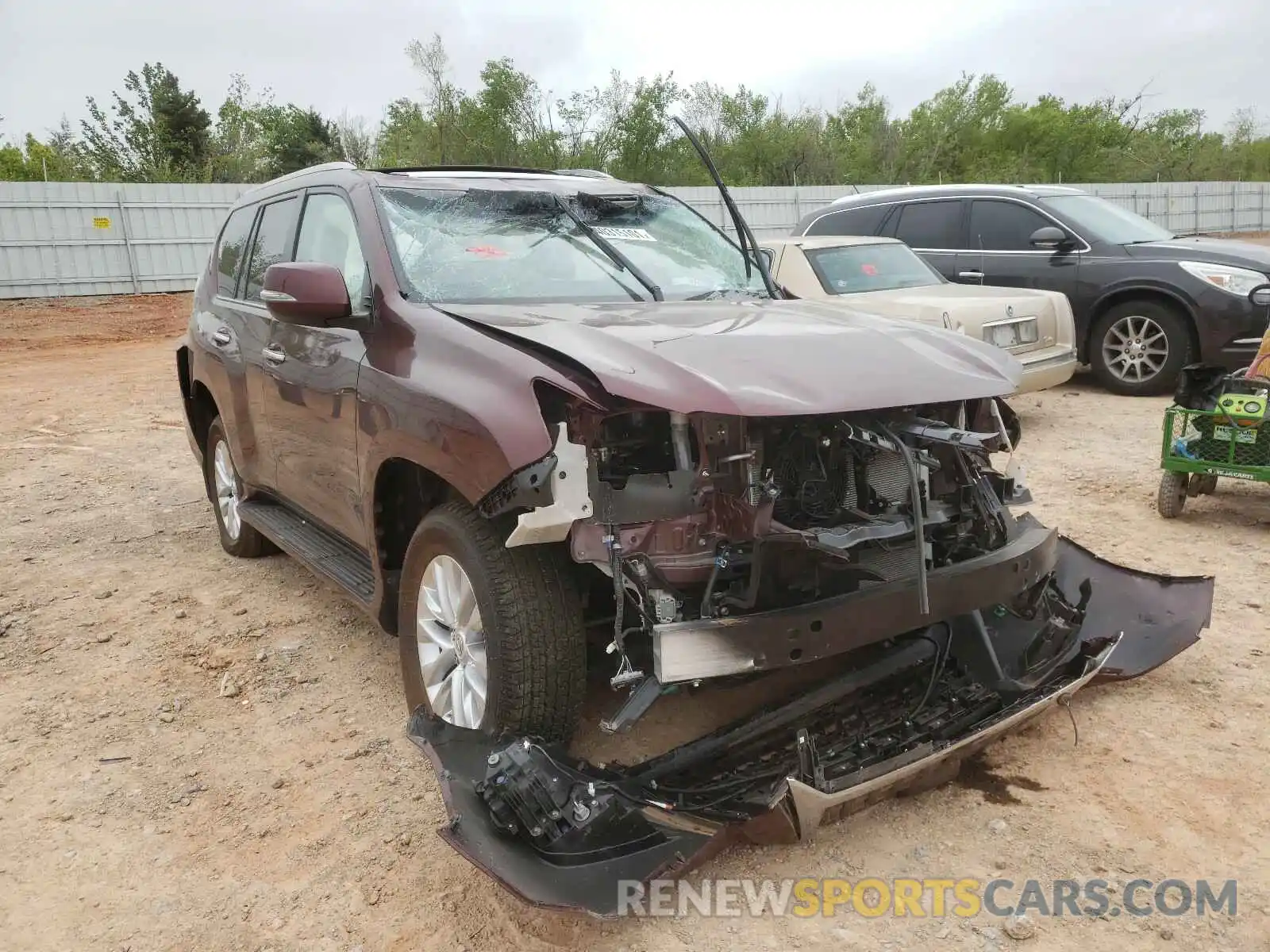 1 Photograph of a damaged car JTJAM7BX7M5275608 LEXUS GX 2021