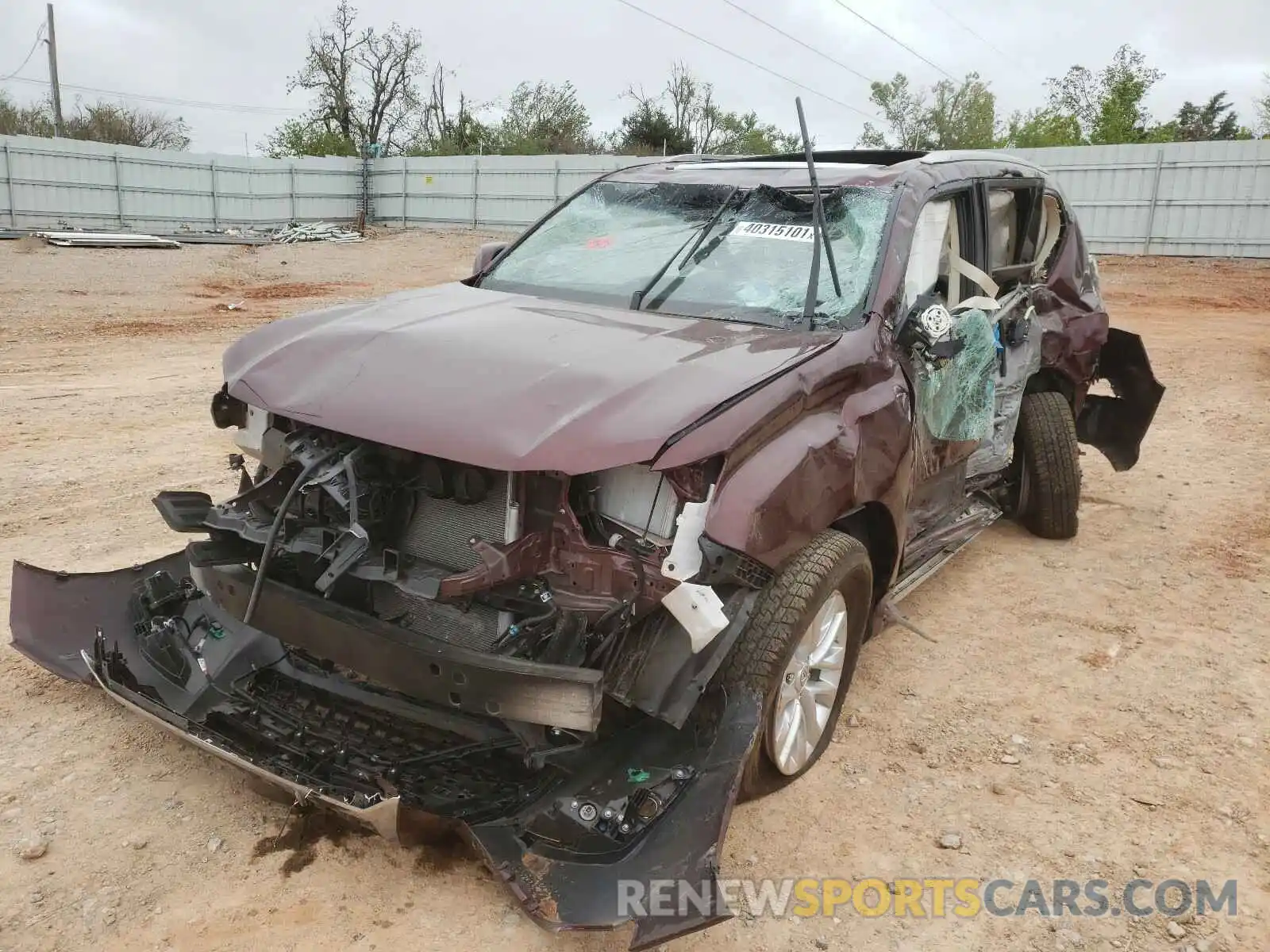 2 Photograph of a damaged car JTJAM7BX7M5275608 LEXUS GX 2021