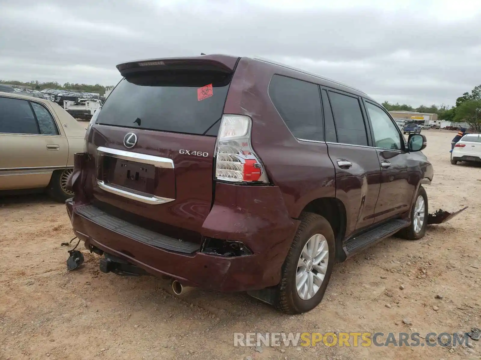 4 Photograph of a damaged car JTJAM7BX7M5275608 LEXUS GX 2021