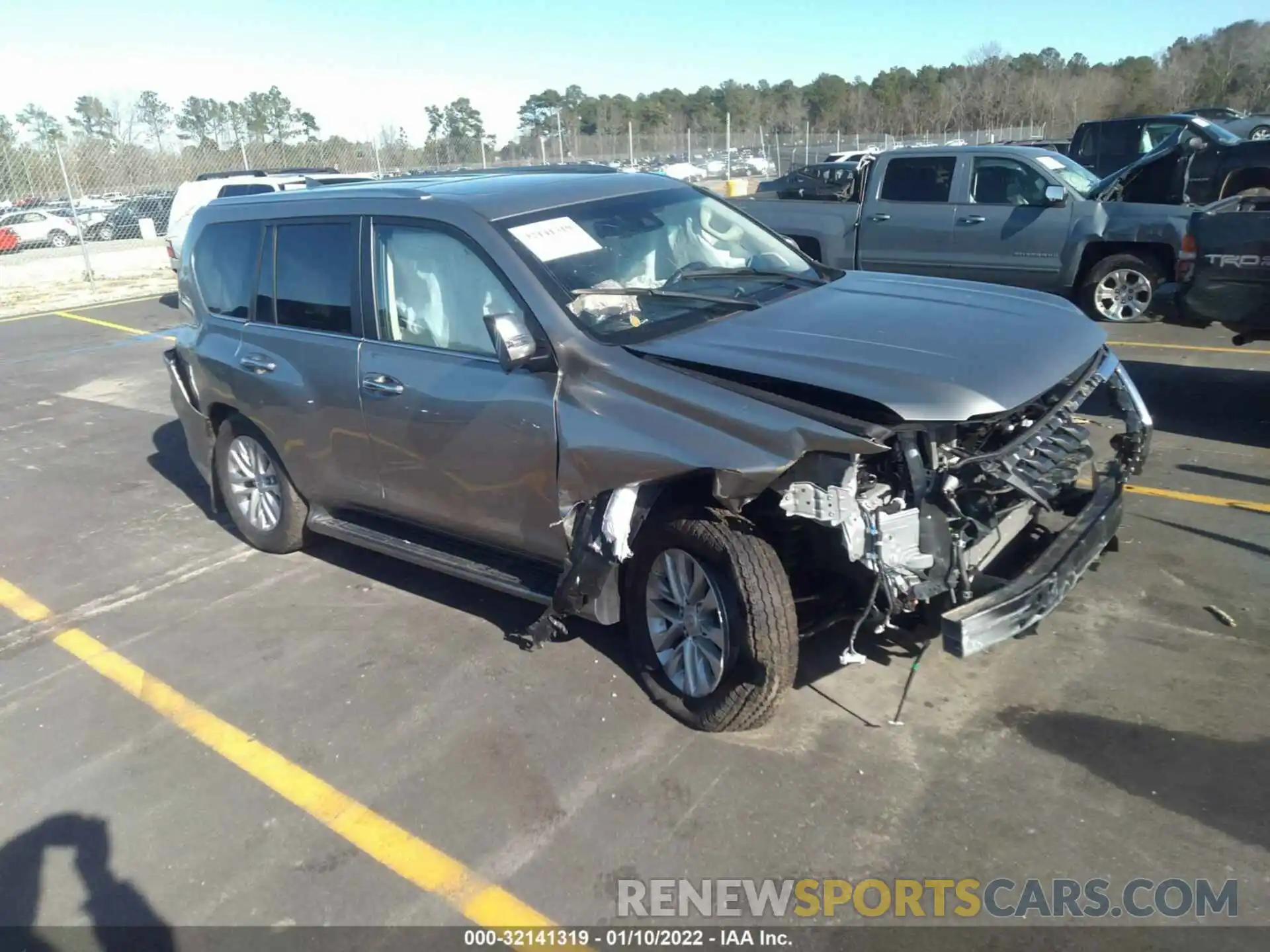 1 Photograph of a damaged car JTJAM7BX7M5275740 LEXUS GX 2021