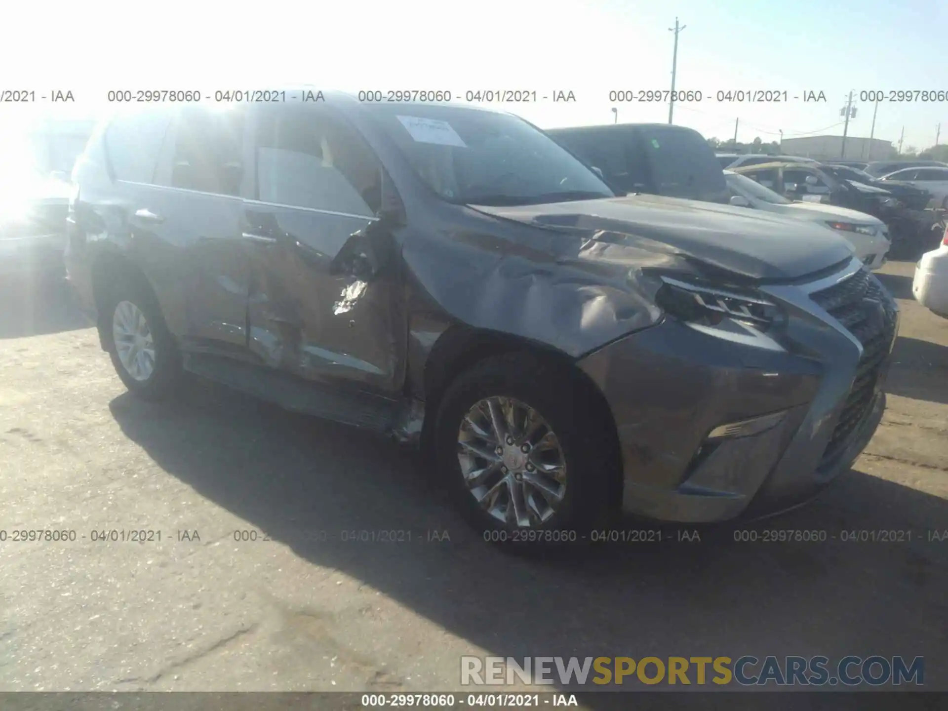 1 Photograph of a damaged car JTJAM7BX7M5276239 LEXUS GX 2021