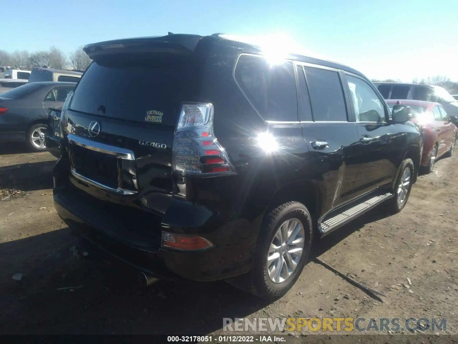 4 Фотография поврежденного автомобиля JTJAM7BX7M5276838 LEXUS GX 2021