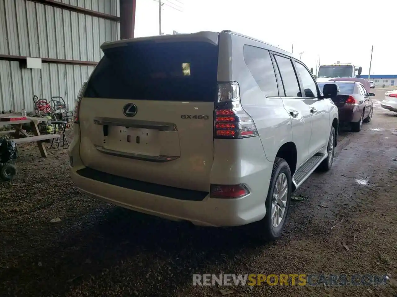 4 Фотография поврежденного автомобиля JTJAM7BX7M5280145 LEXUS GX 2021