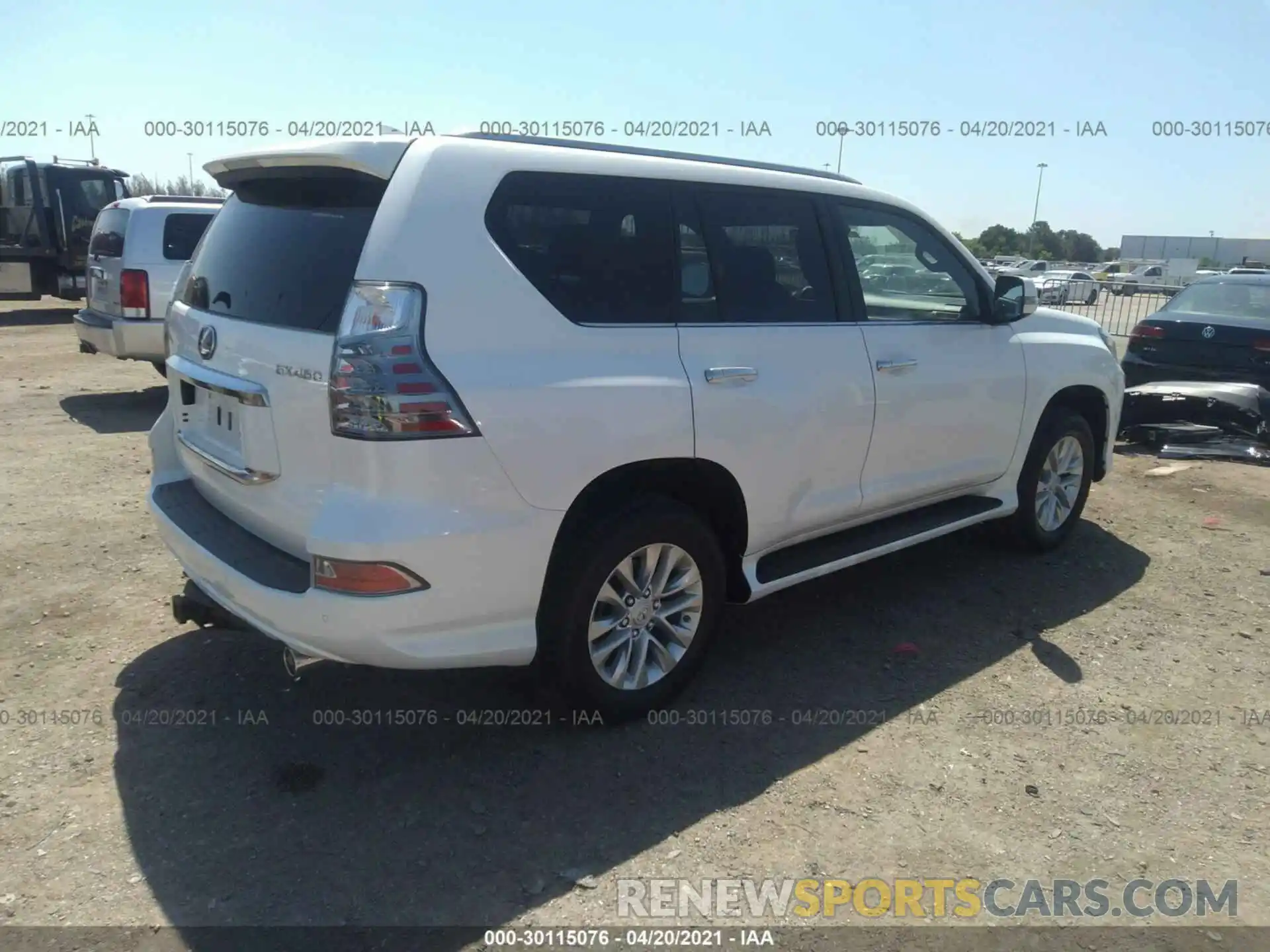 4 Фотография поврежденного автомобиля JTJAM7BX7M5281392 LEXUS GX 2021