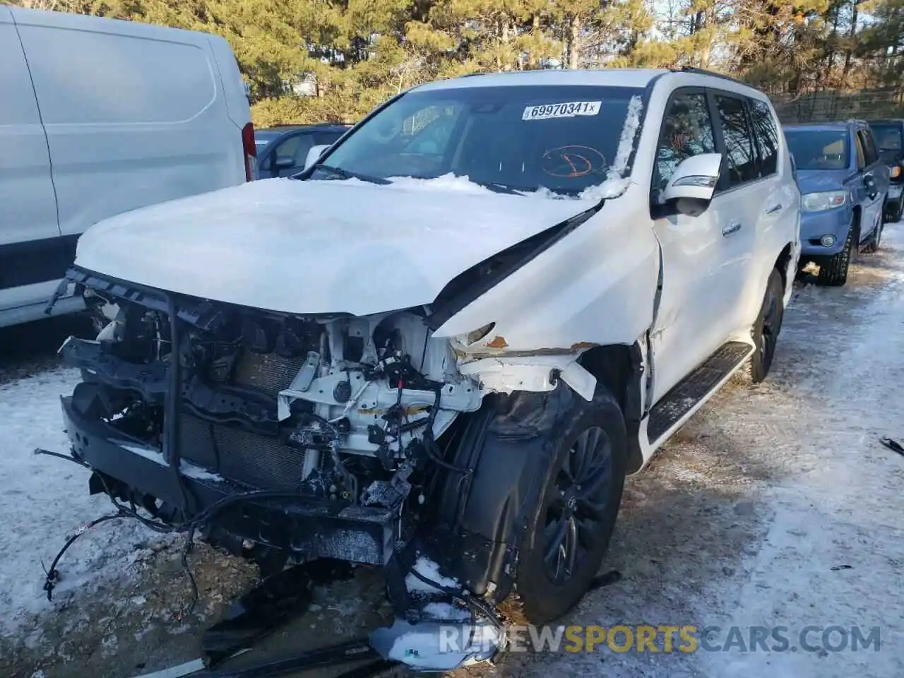 2 Photograph of a damaged car JTJAM7BX7M5282719 LEXUS GX 2021