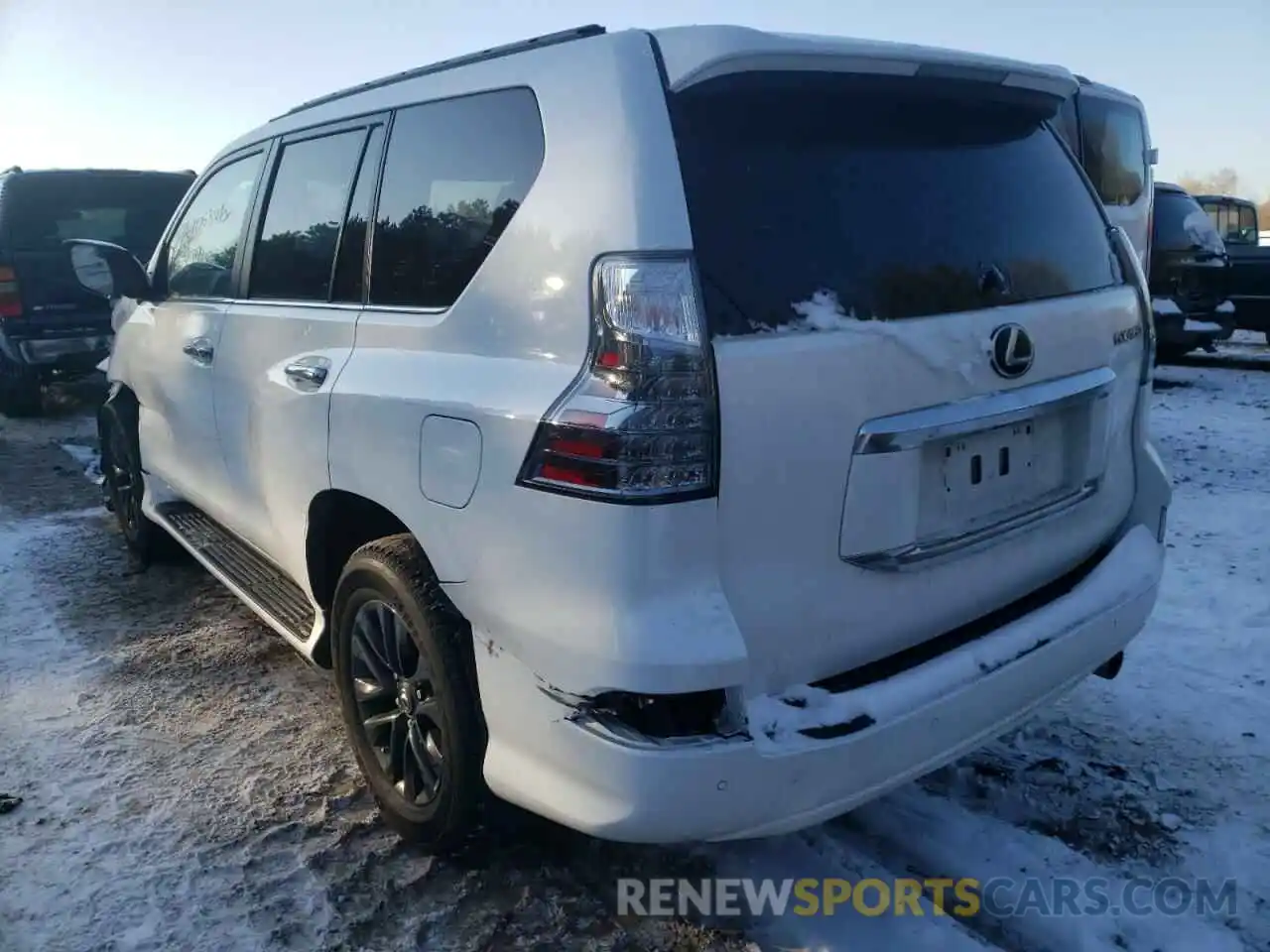 3 Фотография поврежденного автомобиля JTJAM7BX7M5282719 LEXUS GX 2021