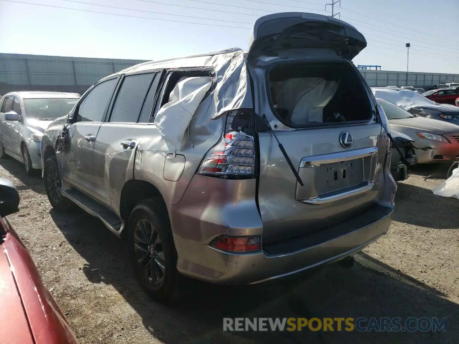 3 Photograph of a damaged car JTJAM7BX7M5282980 LEXUS GX 2021