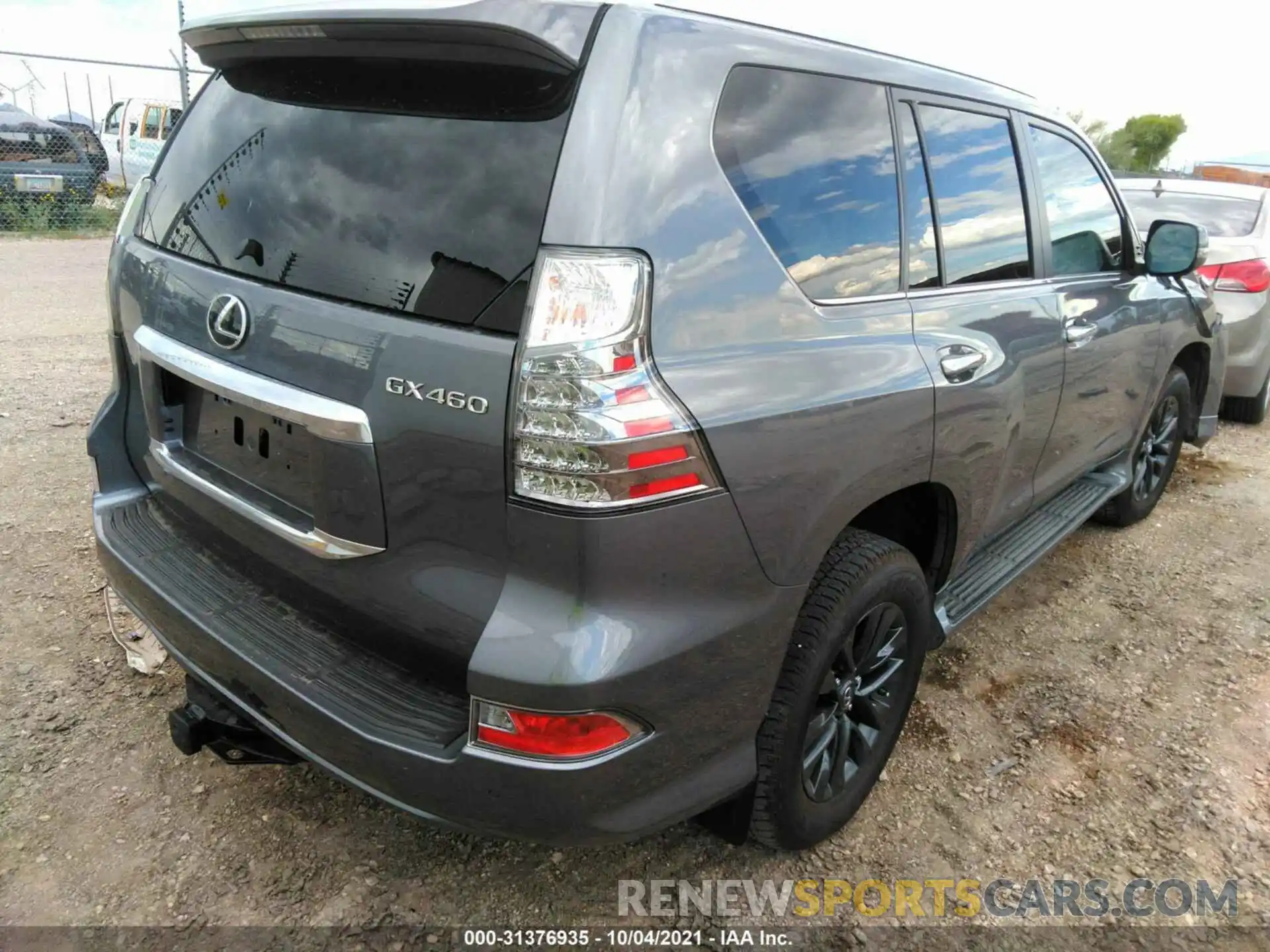 4 Фотография поврежденного автомобиля JTJAM7BX7M5285233 LEXUS GX 2021