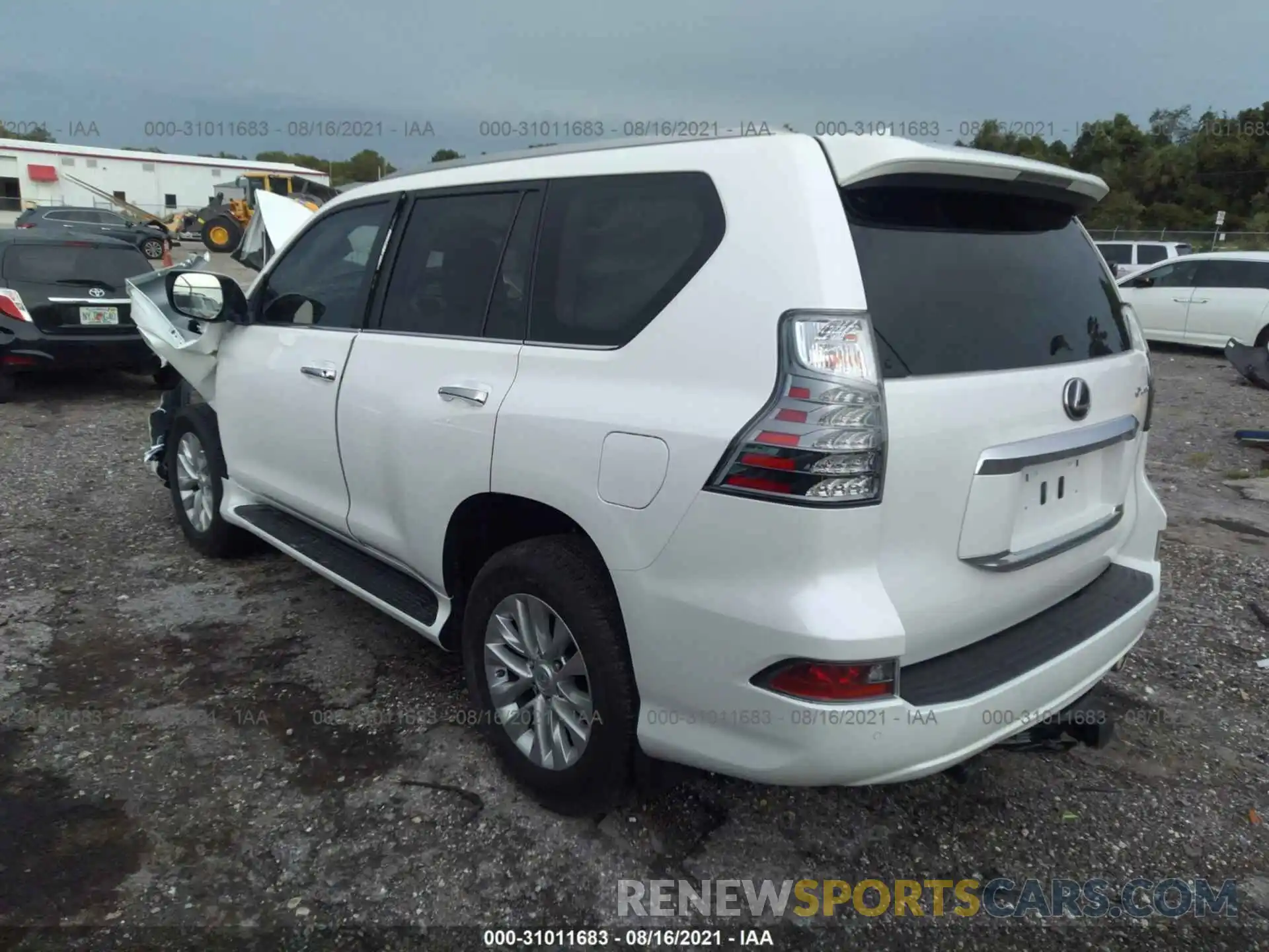 3 Photograph of a damaged car JTJAM7BX7M5289993 LEXUS GX 2021