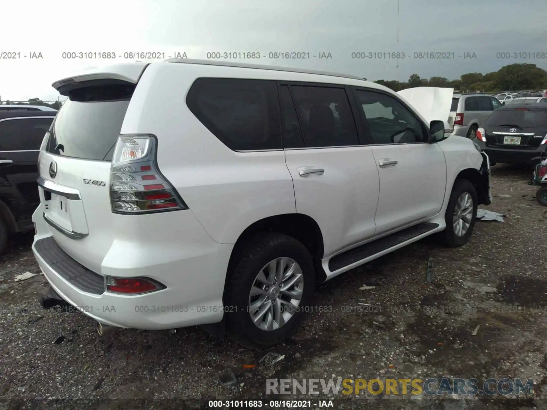 4 Photograph of a damaged car JTJAM7BX7M5289993 LEXUS GX 2021