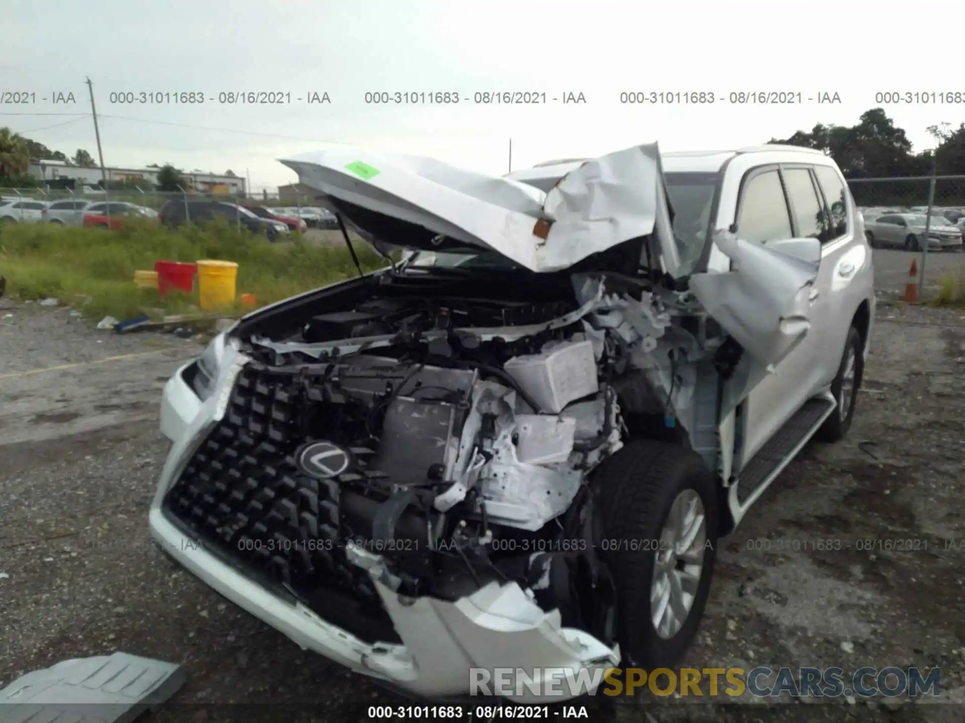 6 Photograph of a damaged car JTJAM7BX7M5289993 LEXUS GX 2021