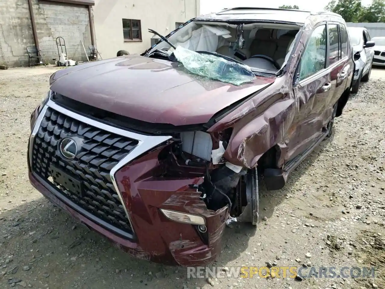 2 Photograph of a damaged car JTJAM7BX7M5292618 LEXUS GX 2021