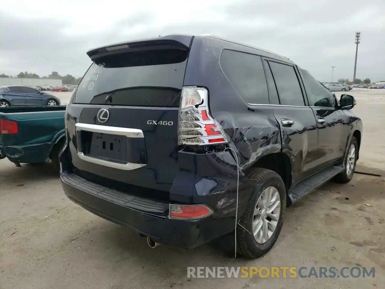 4 Фотография поврежденного автомобиля JTJAM7BX7M5295826 LEXUS GX 2021