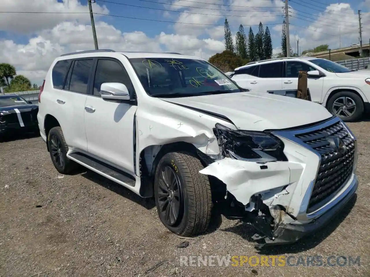 1 Photograph of a damaged car JTJAM7BX7M5297723 LEXUS GX 2021