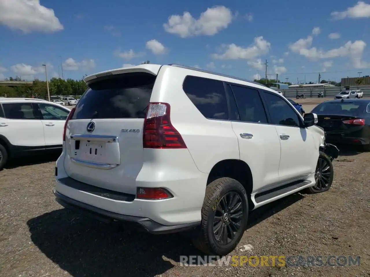 4 Photograph of a damaged car JTJAM7BX7M5297723 LEXUS GX 2021