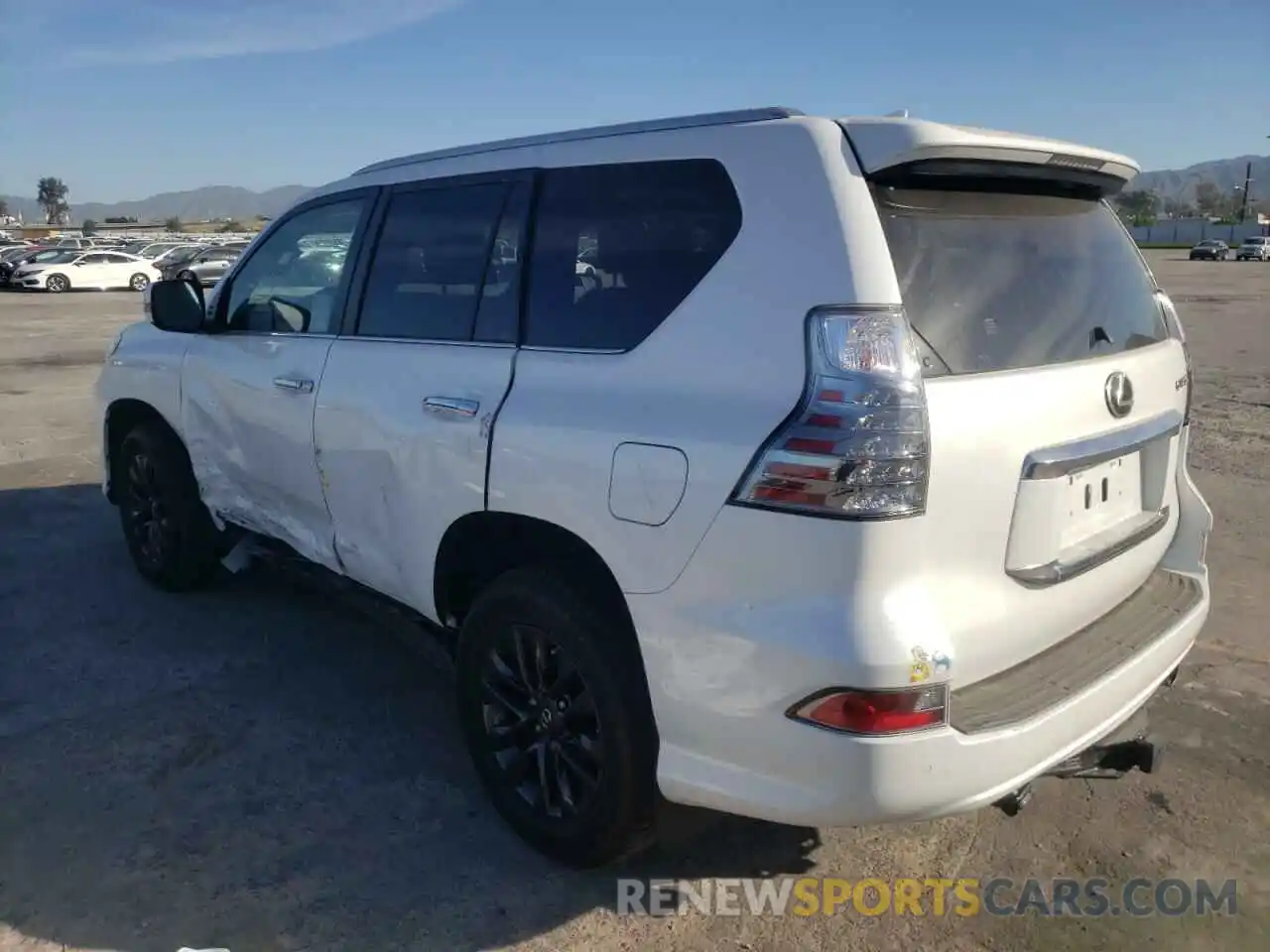 3 Фотография поврежденного автомобиля JTJAM7BX7M5299679 LEXUS GX 2021