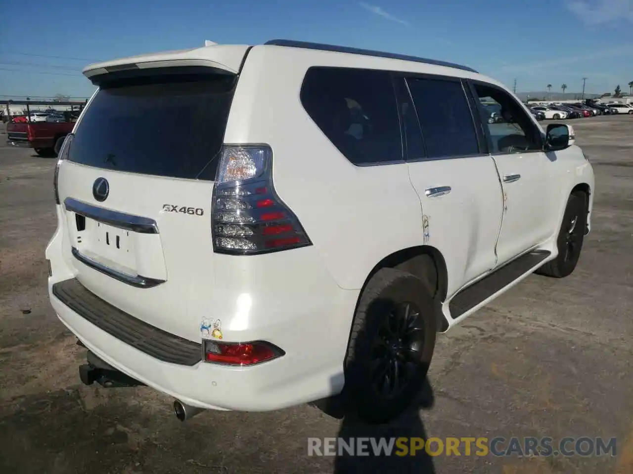 4 Фотография поврежденного автомобиля JTJAM7BX7M5299679 LEXUS GX 2021