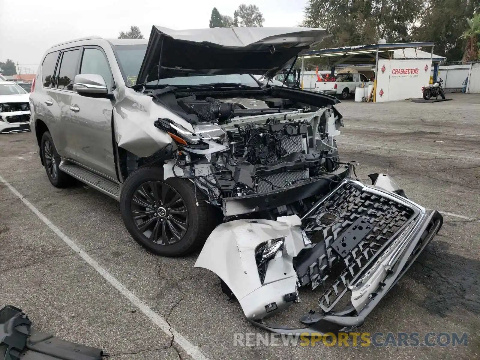 1 Photograph of a damaged car JTJAM7BX7M5300510 LEXUS GX 2021