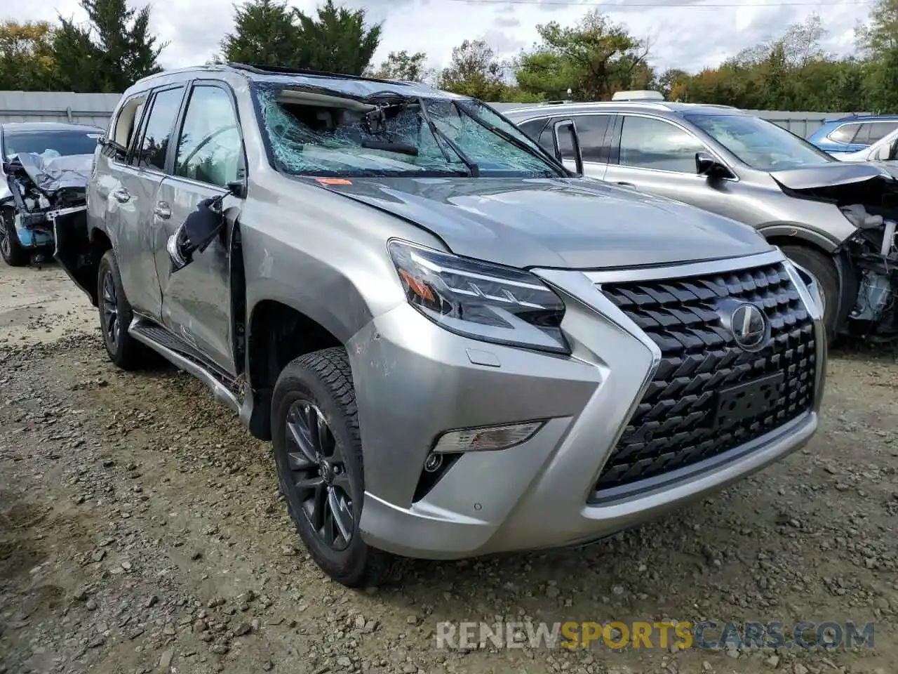 1 Photograph of a damaged car JTJAM7BX7M5302497 LEXUS GX 2021