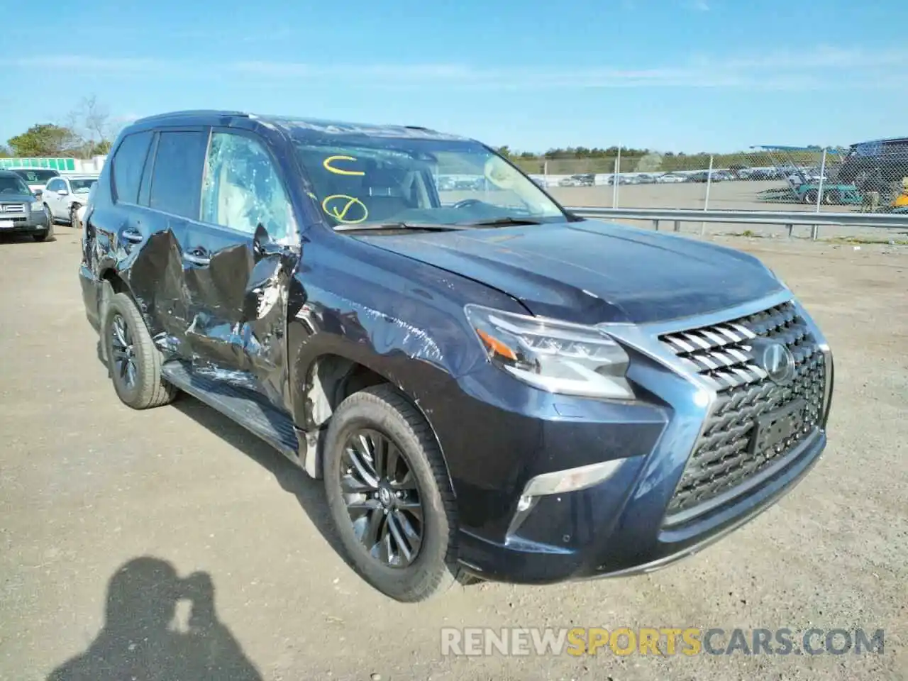 1 Photograph of a damaged car JTJAM7BX8M5274127 LEXUS GX 2021