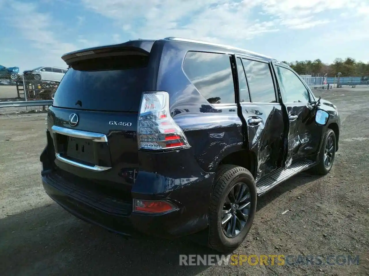 4 Фотография поврежденного автомобиля JTJAM7BX8M5274127 LEXUS GX 2021