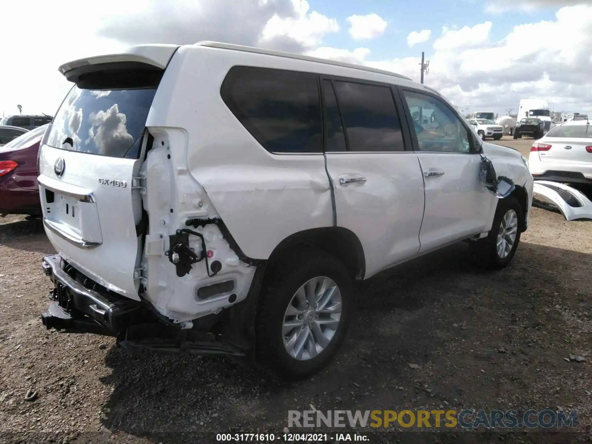 4 Photograph of a damaged car JTJAM7BX8M5277805 LEXUS GX 2021