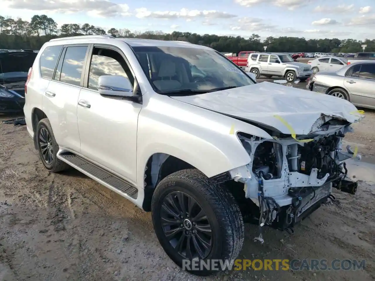 1 Photograph of a damaged car JTJAM7BX8M5279084 LEXUS GX 2021