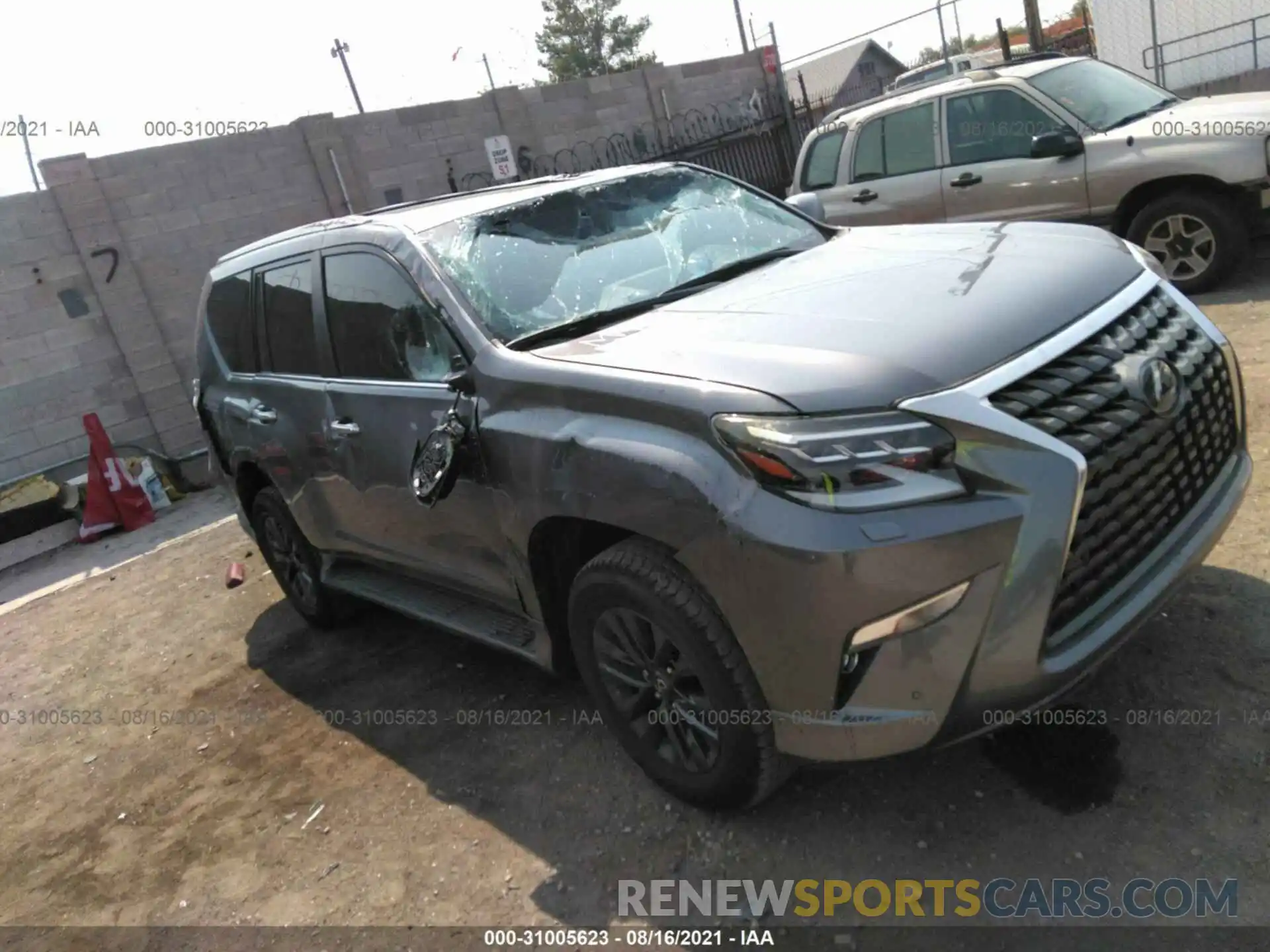 1 Photograph of a damaged car JTJAM7BX8M5281966 LEXUS GX 2021