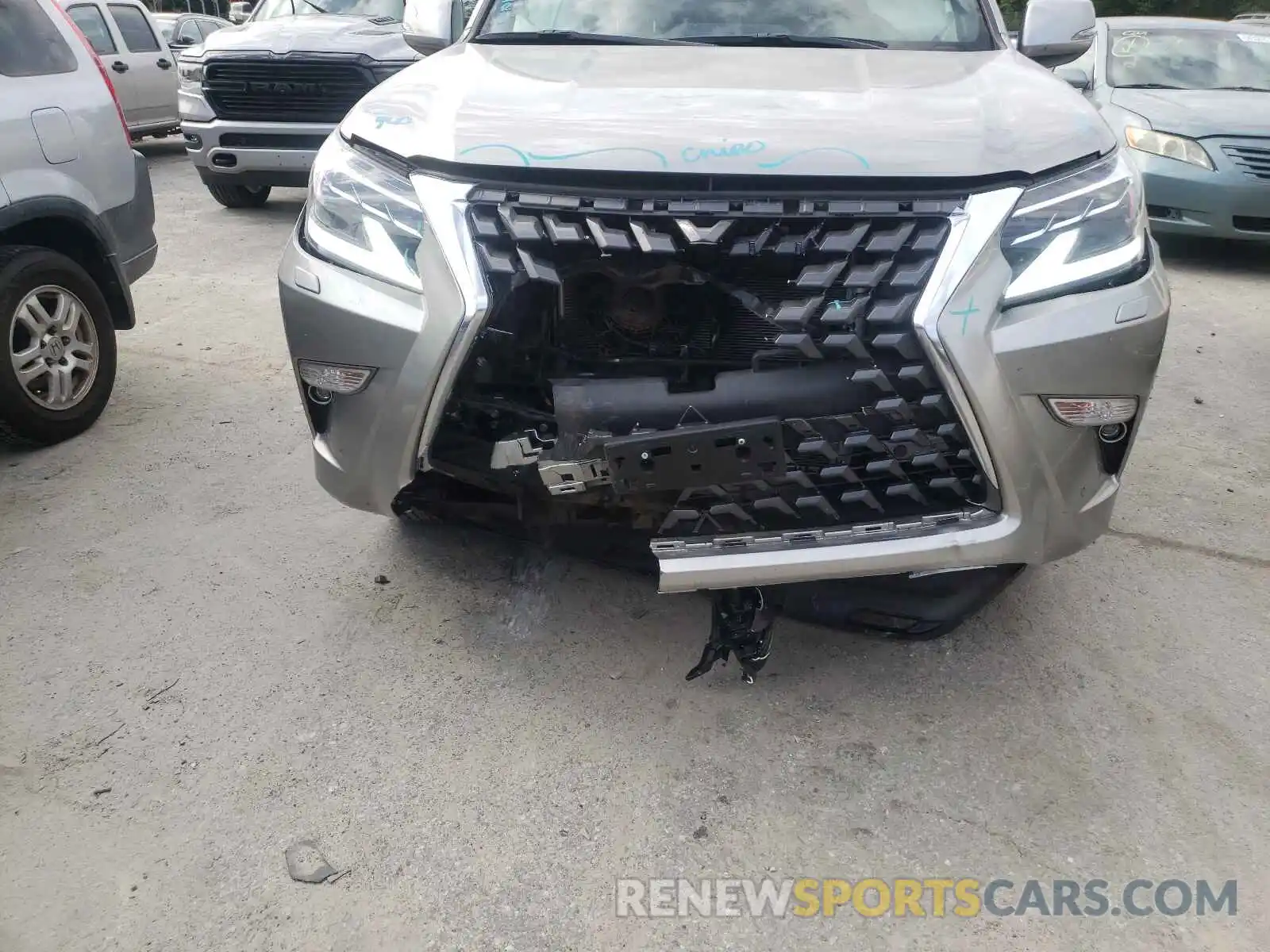 9 Photograph of a damaged car JTJAM7BX8M5282793 LEXUS GX 2021