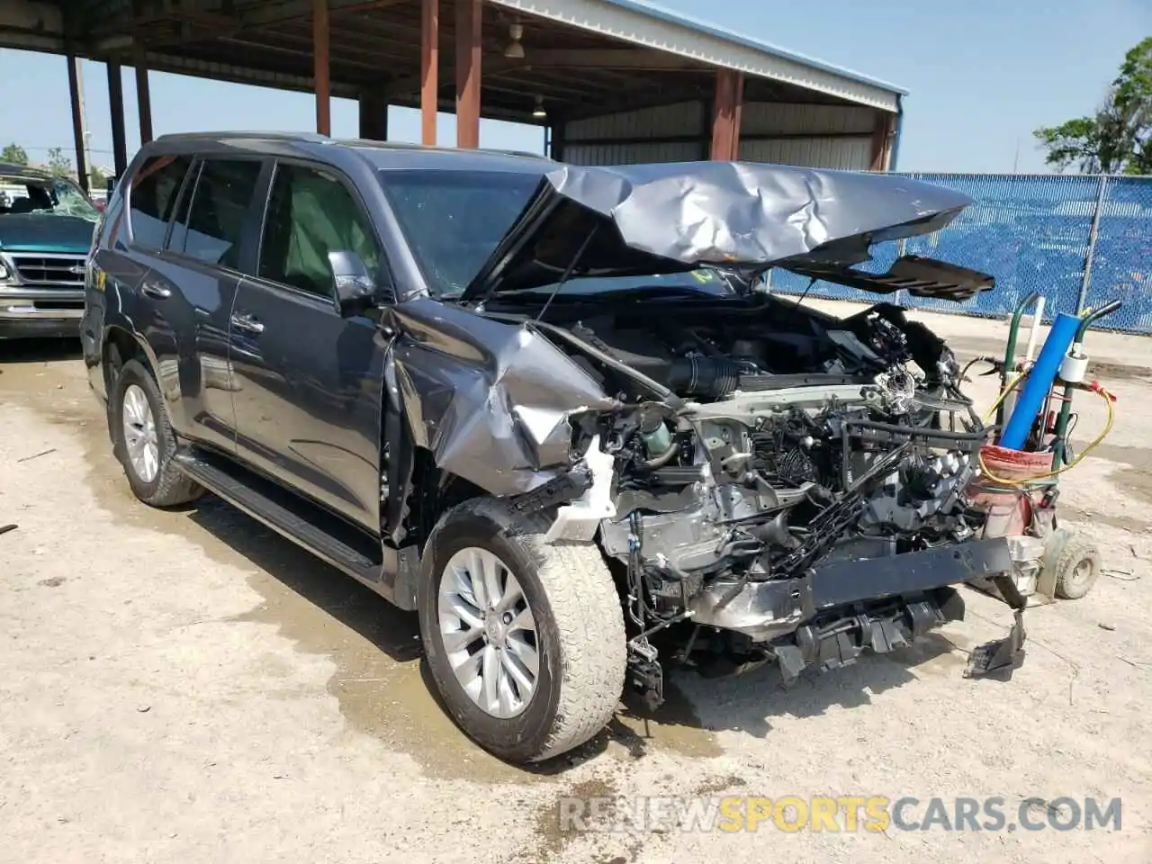 1 Photograph of a damaged car JTJAM7BX8M5287587 LEXUS GX 2021