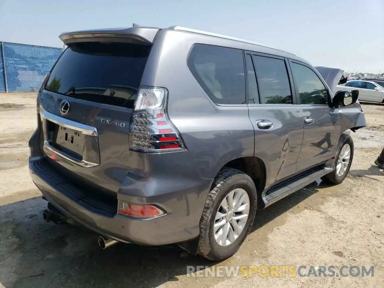 4 Фотография поврежденного автомобиля JTJAM7BX8M5287587 LEXUS GX 2021