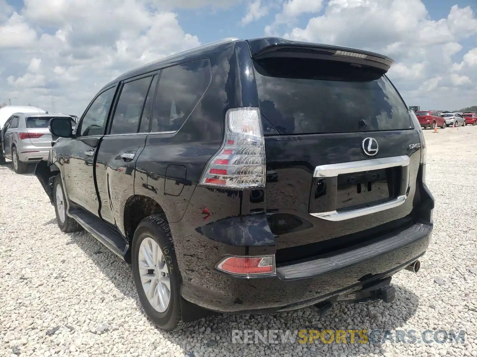 3 Фотография поврежденного автомобиля JTJAM7BX8M5295365 LEXUS GX 2021