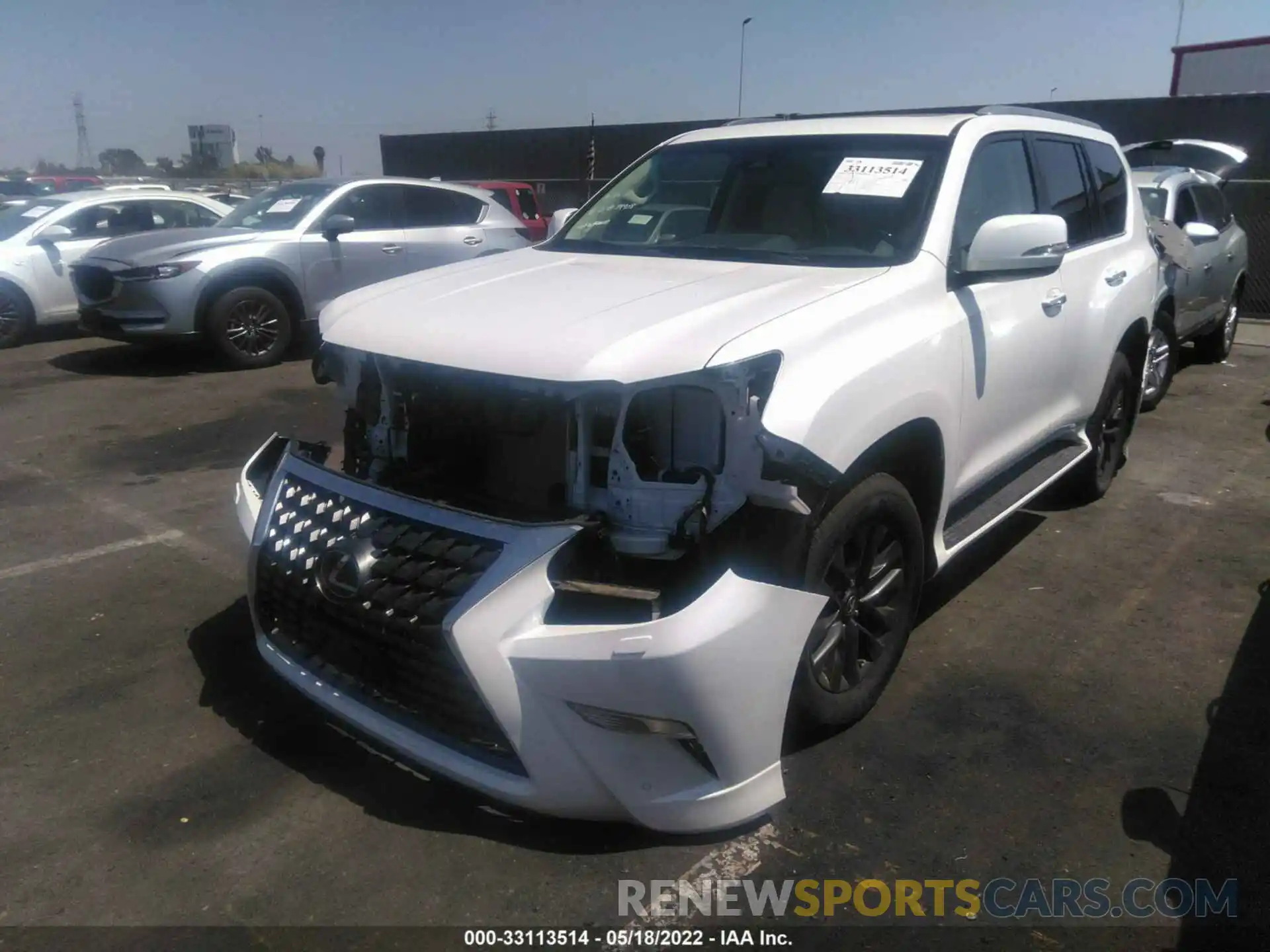 2 Photograph of a damaged car JTJAM7BX8M5295673 LEXUS GX 2021