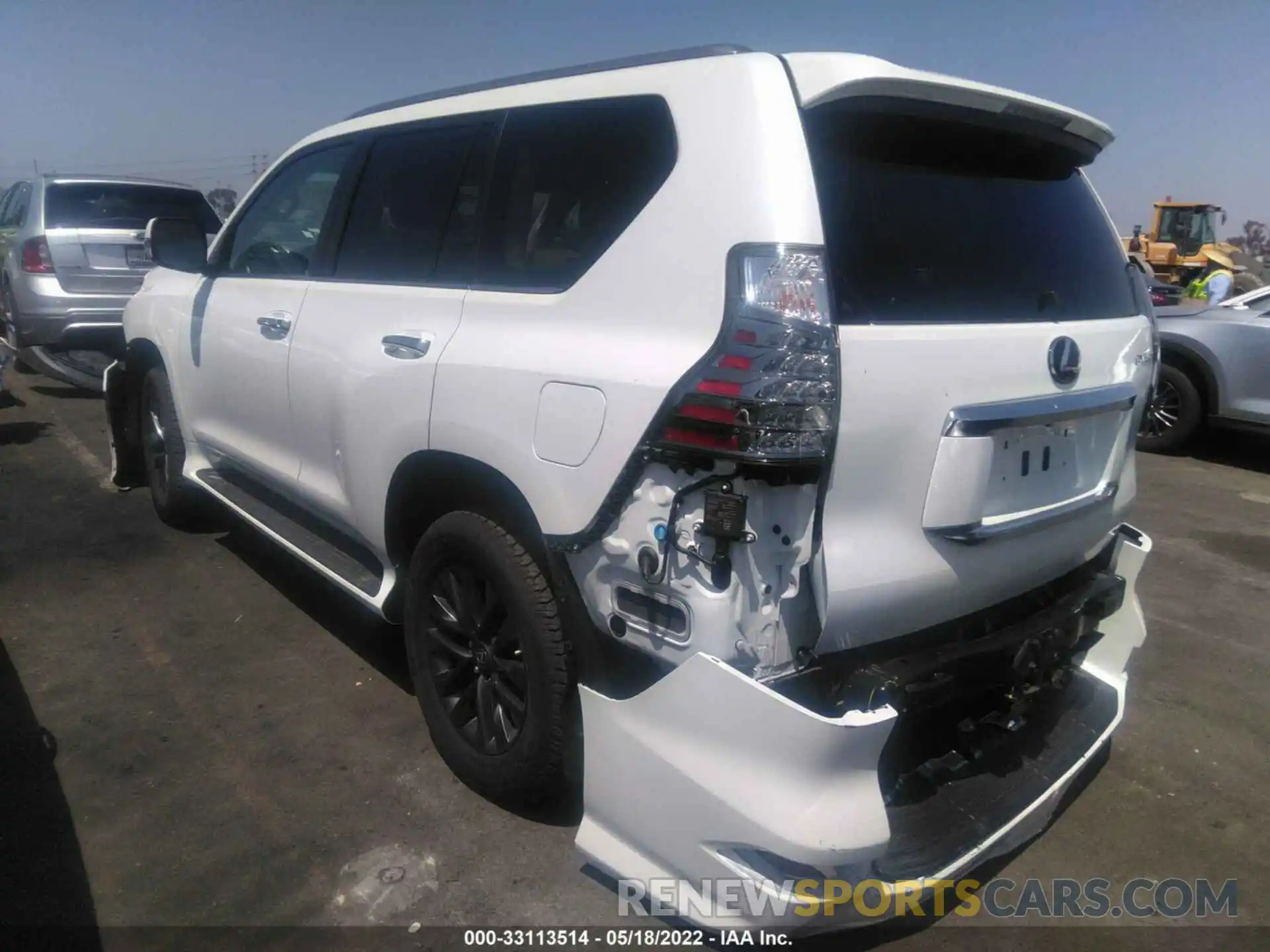 3 Фотография поврежденного автомобиля JTJAM7BX8M5295673 LEXUS GX 2021