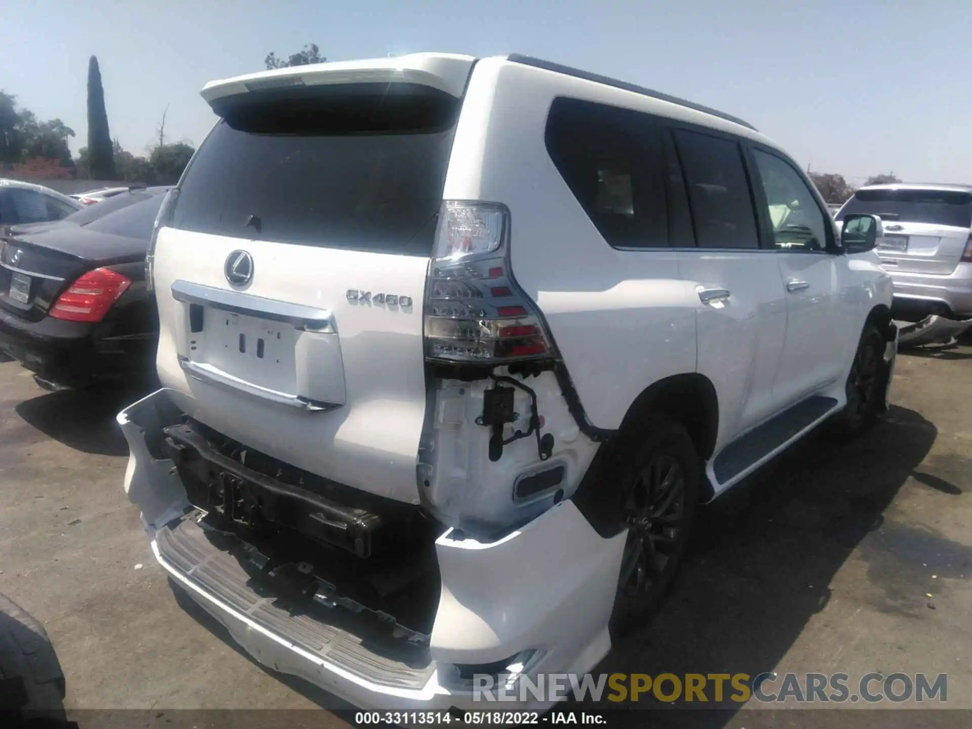 4 Фотография поврежденного автомобиля JTJAM7BX8M5295673 LEXUS GX 2021