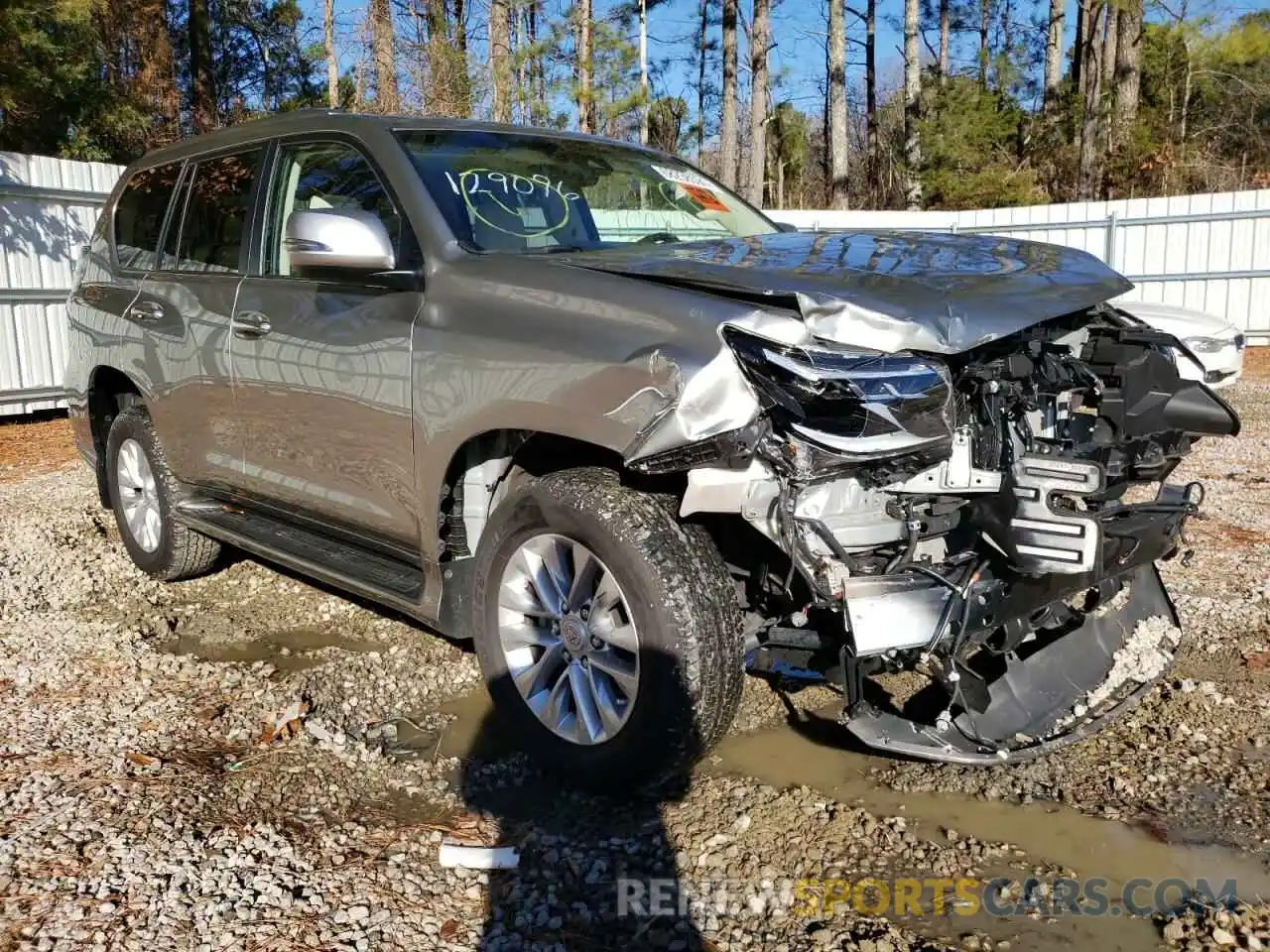 1 Photograph of a damaged car JTJAM7BX9M5270121 LEXUS GX 2021