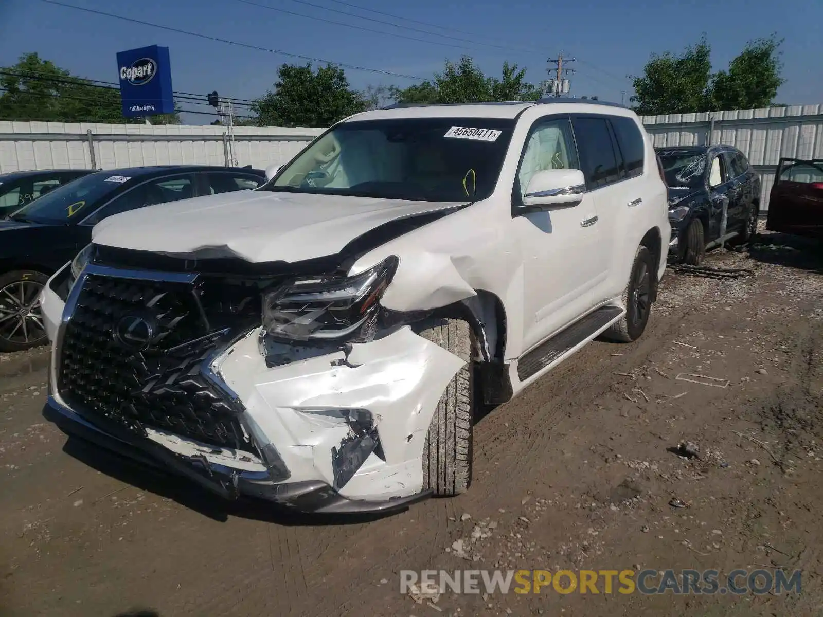 2 Photograph of a damaged car JTJAM7BX9M5274914 LEXUS GX 2021