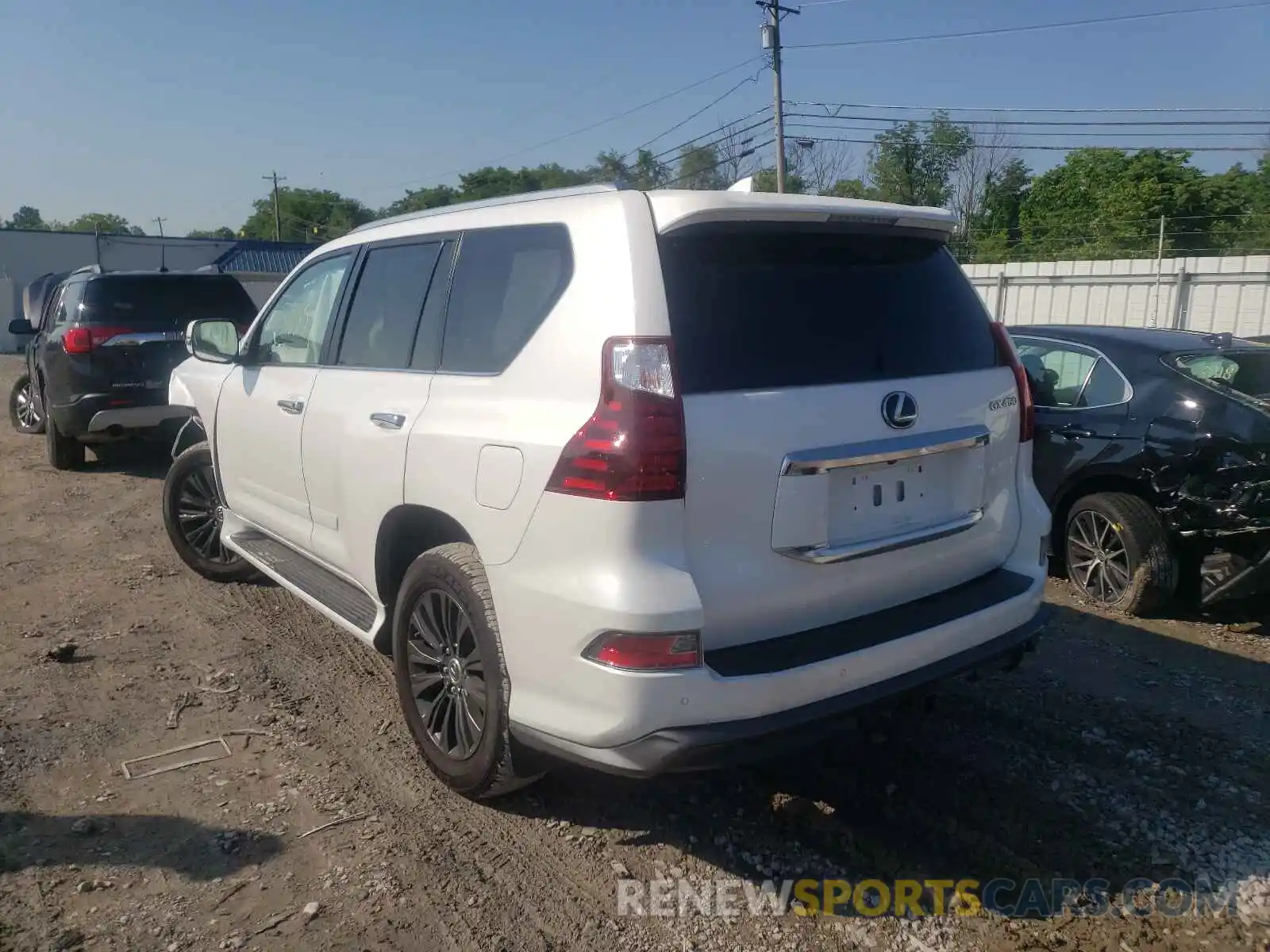 3 Фотография поврежденного автомобиля JTJAM7BX9M5274914 LEXUS GX 2021