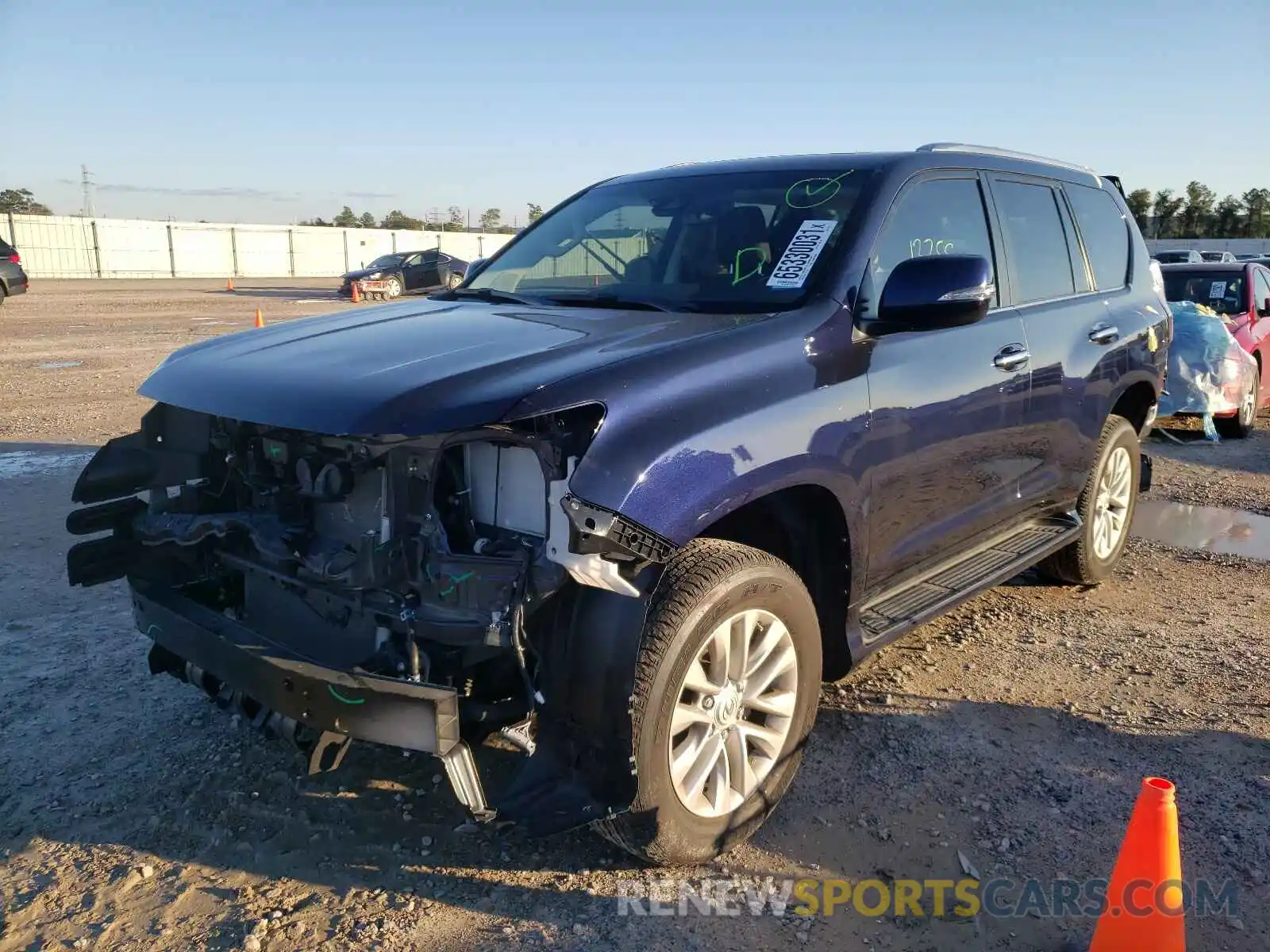 2 Photograph of a damaged car JTJAM7BX9M5279370 LEXUS GX 2021