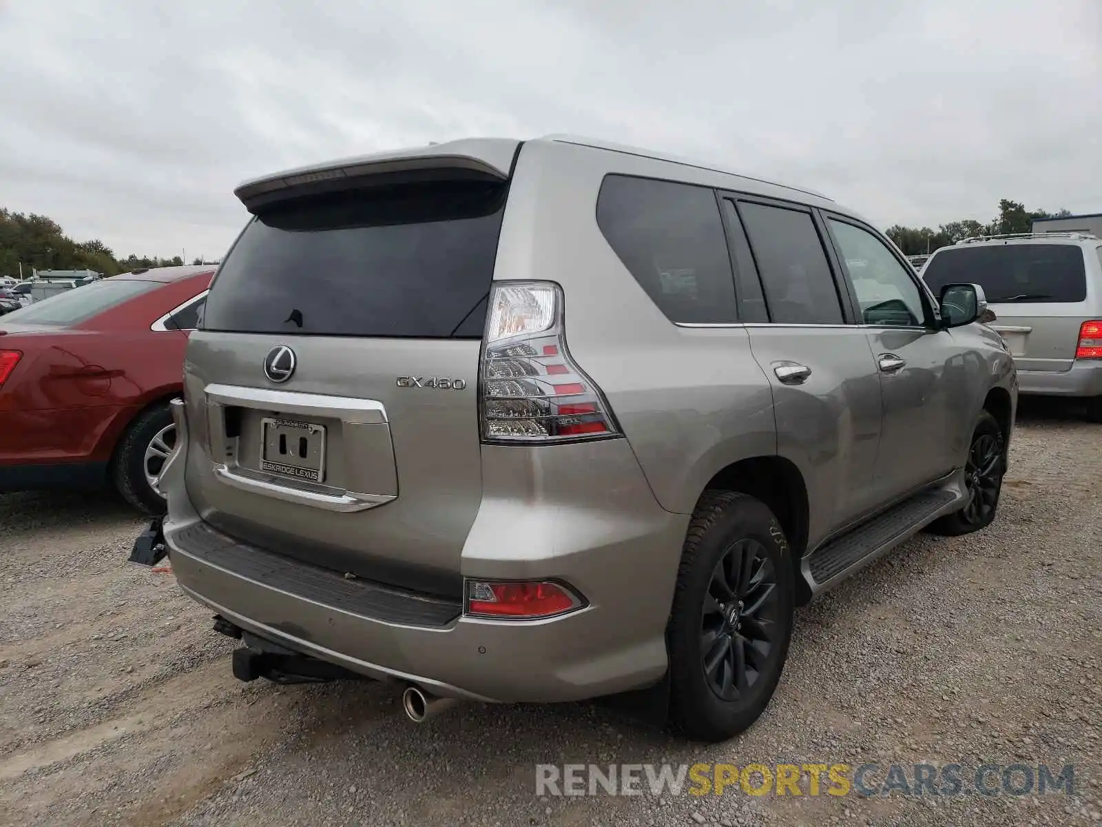 4 Фотография поврежденного автомобиля JTJAM7BX9M5303795 LEXUS GX 2021