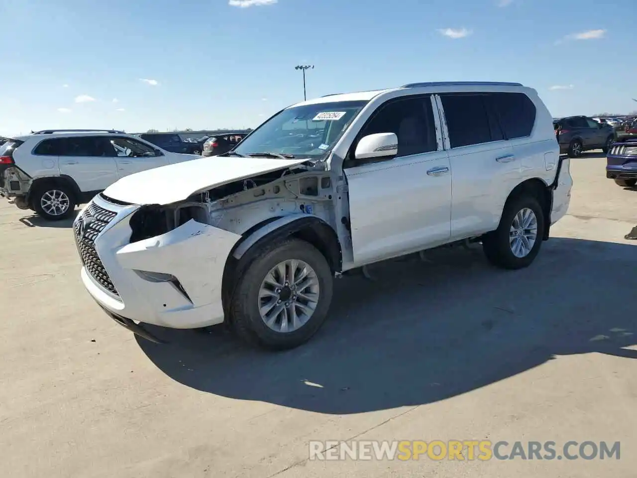 1 Photograph of a damaged car JTJAM7BXXM5274579 LEXUS GX 2021